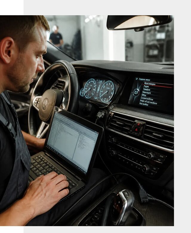 Русификация приборной панели BMW для авто в Северодвинске от компании