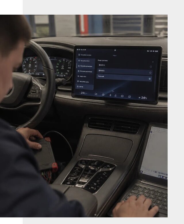 Русификация автомобиля BYD HAN для эксплуатации в Северодвинске